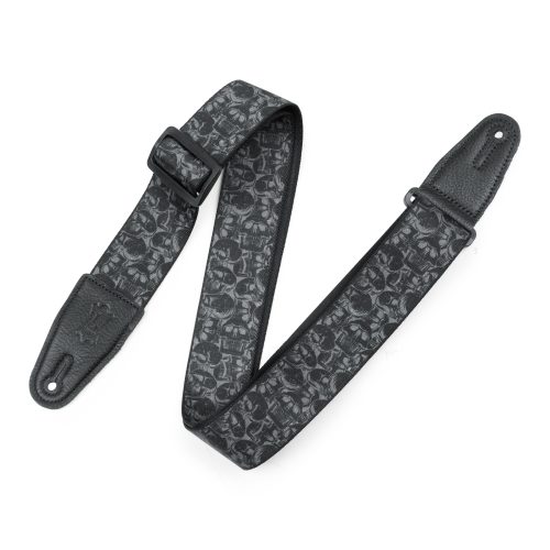 Levy's Strap 2" Poly Grey Skull