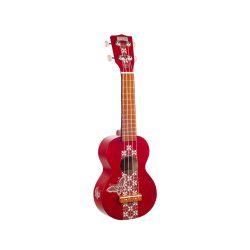 Mahalo Kahiko Plus Series – Soprano Transparent Red