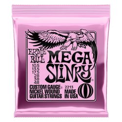 Ernie Ball Slinky Nickel Wound Electric Guitar Strings - .0105-.048 Mega Slinky