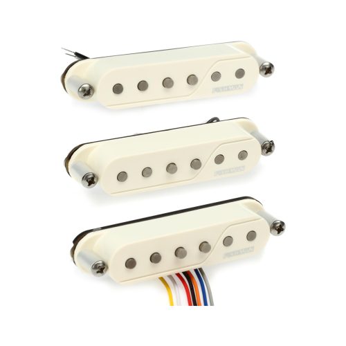 Fishman Fluence Active Single Coil 3-piece Single Coil Pickup Set - White