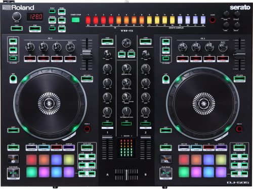 Roland DJ-505 2-deck Serato DJ Controller with Drum Machine - Image 2