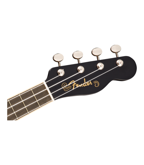 Fender Billie Eilish Limited Edition Signature Concert Ukulele with pickup (Black) - Image 5