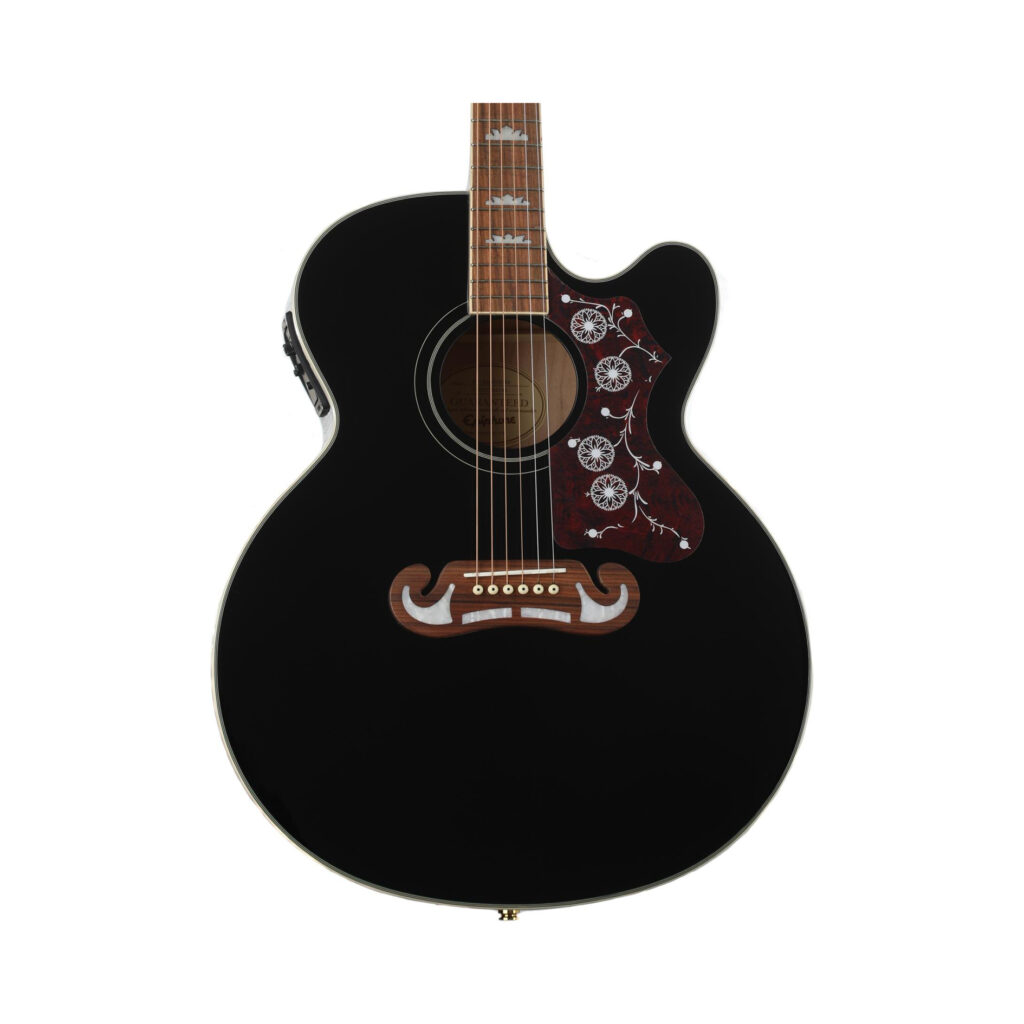 Epiphone J-200EC Studio Acoustic-Electric Guitar - Black