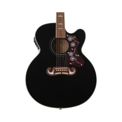 Epiphone J-200EC Studio Acoustic-Electric Guitar - Black