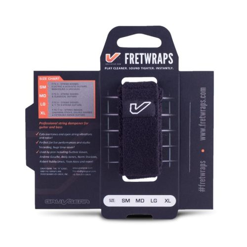Gruv Gear FretWraps String Muter - Black, Large