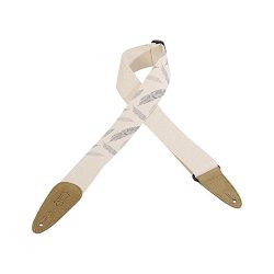 Levy's MC8U Cotton Guitar Strap Decorative Leaves