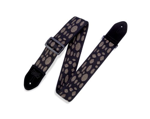 Levy's MC8VIN Cotton Guitar Strap Suede Ends Spider Web