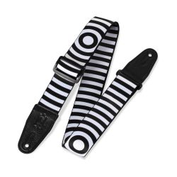 Levy's MPS2 Polyester Guitar Strap Sonic Art Circle Stripe