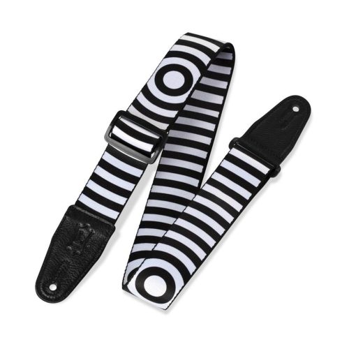 Levy's MPS2 Polyester Guitar Strap Sonic Art Circle Stripe