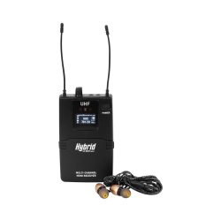 Hybrid U-MV Beltpack Receiver and In-Ear Monitors