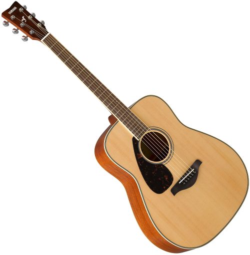 Yamaha FG820 Dreadnought Left-handed Acoustic Guitar - Natural - Image 2