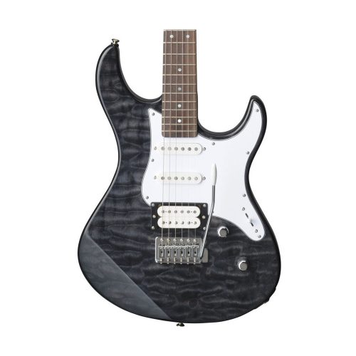 Yamaha Pacifica 212V Electric Guitar with Quilted Maple Top in Translucent Black