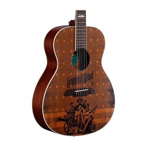 Alvarez AF65GD/F OM Grateful Dead 50TH Anniversary Flag Folk/OM Acoustic Guitar