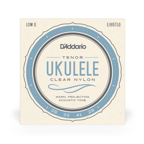 D’Addario EJ65TLG Pro-Arte Custom Extruded Tenor Low G Nylon Ukulele Strings
