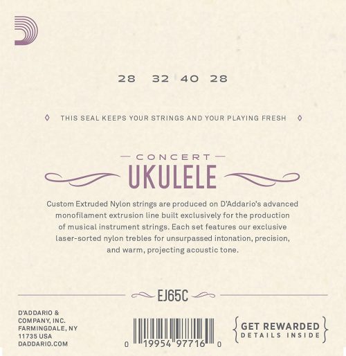 D'Addario EJ65C Pro-Arte Concert Ukulele Strings - Image 2