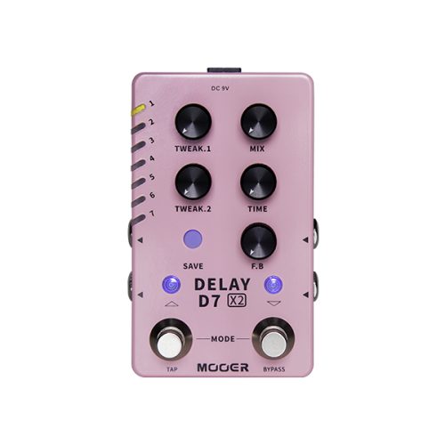 Mooer D7 X2 Series Digital Delay Pedal