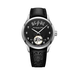 Raymond Weil Freelancer ACDC Limited Edition Men's Automatic Black Leather Watch