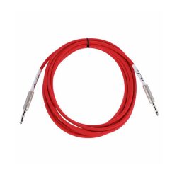 Fender Original Series Straight to Straight Instrument Cable - 18.6 foot Fiesta Red