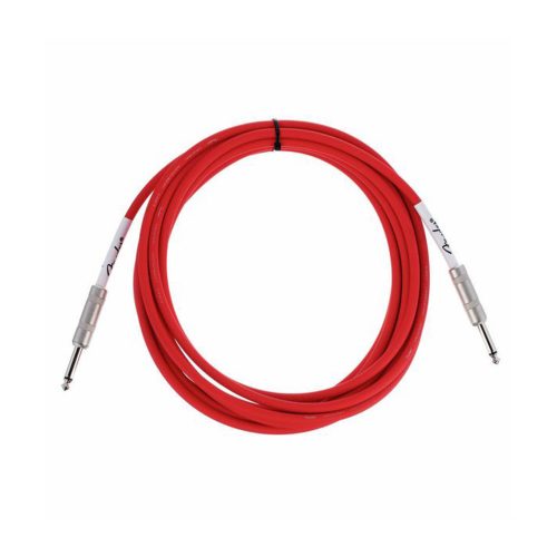Fender Original Series Straight to Straight Instrument Cable - 18.6 foot Fiesta Red