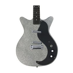 Danelectro DC59 MJ Silver Metal Flake Electric Guitar