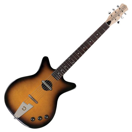 Danelectro Convertible Acoustic-Electric Guitar - Tobacco Sunburst - Image 2