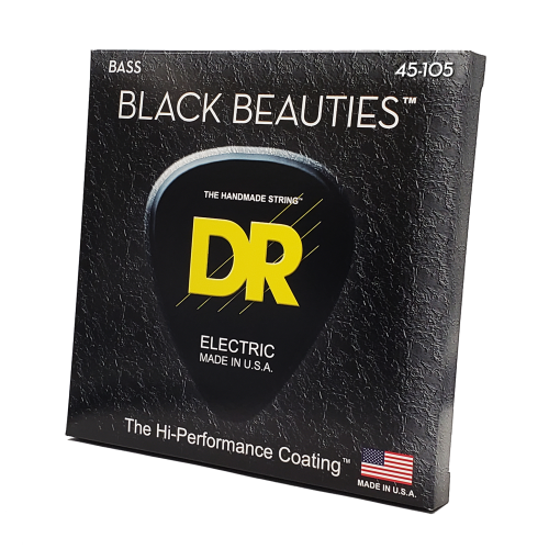 DR 5-String Black Beauties 4 String 45-105 Bass Strings - Image 2