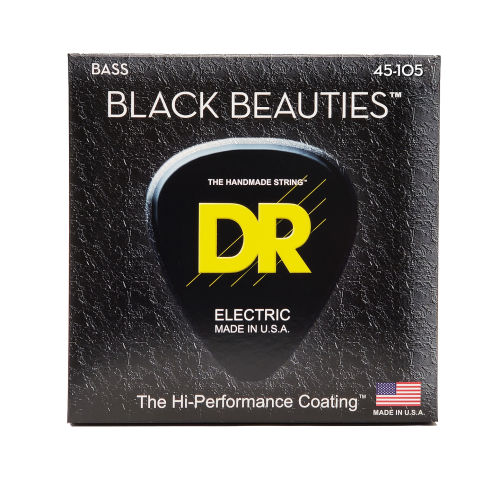 DR 5-String Black Beauties 4 String 45-105 Bass Strings