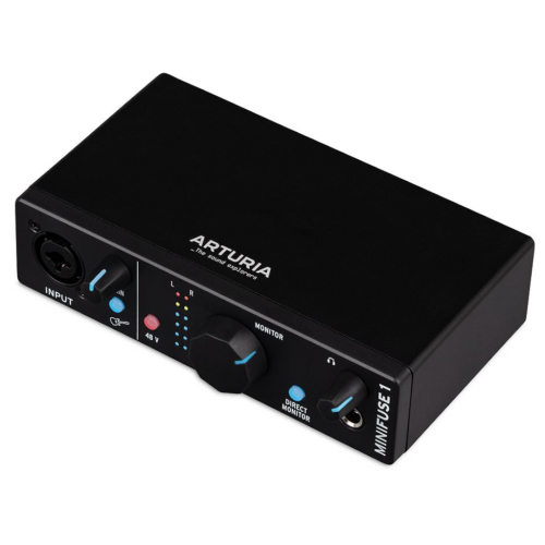 Arturia MiniFuse 1 USB-C Audio Interface (Black)