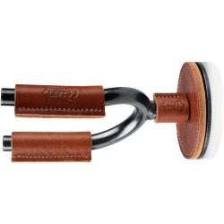 Levy's FGHNGR Smoke Forged Guitar Hanger - Tan Leather