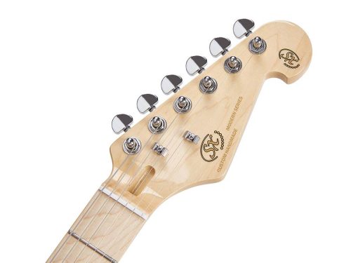 SX Modern Series Strat Electric Guitar - Pink Twilight - Image 5