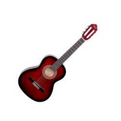 Valencia 3/4 Classic Guitar Red Sunburst