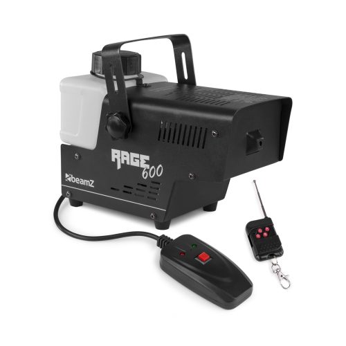 Beamz RAGE600 Smoke Machine with Wireless Remote Controller