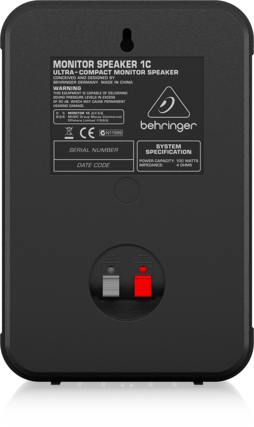 Behringer 1C-BK Ultra-Compact, 100-Watt, 5 Monitor Speaker - Image 2