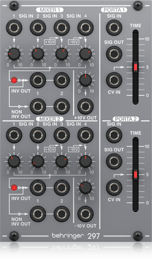 Behringer 297 Dual Portamento/CV Utilities Analog Portamento Controller and CV Utilities - Image 2