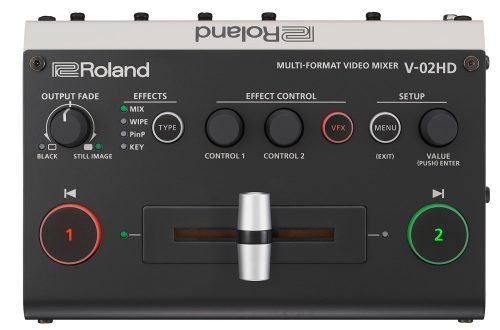 Roland V-02HD MK II Multi-Format Video Mixer with Streaming - Image 2