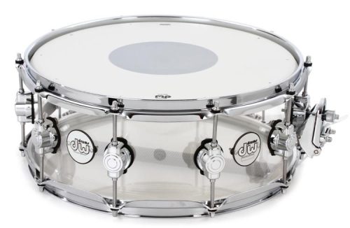 DW Design Series 5-piece Shell Pack - Clear Acrylic - Image 3