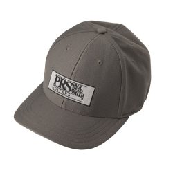 PRS Block Logo Fitted Baseball Hat, Grey L/XL