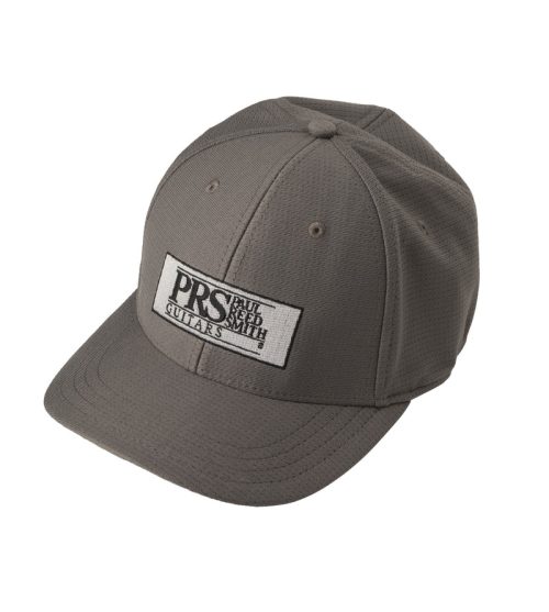 PRS Block Logo Fitted Baseball Hat, Grey L/XL