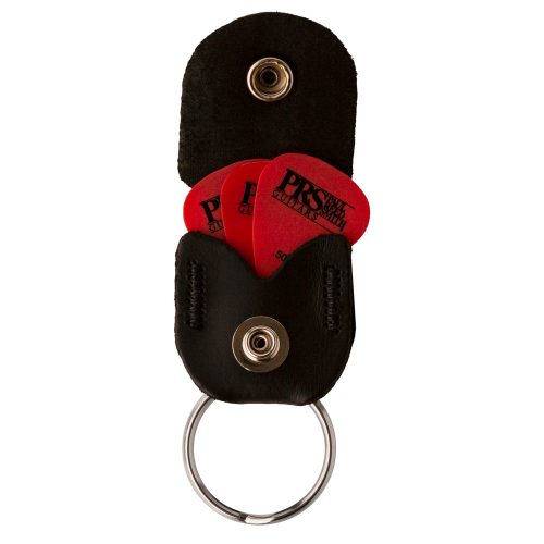 PRS Pick Holder Key Ring Leather Black - Image 2