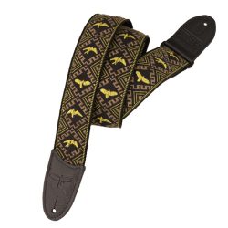 PRS Hootenanny Style 2 inch Jacquard Guitar Strap - Yellow Birds