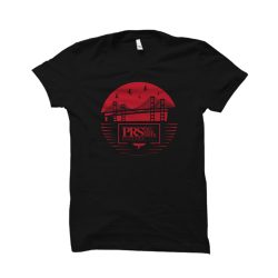 PRS Bay Bridge T-Shirt Black/Red