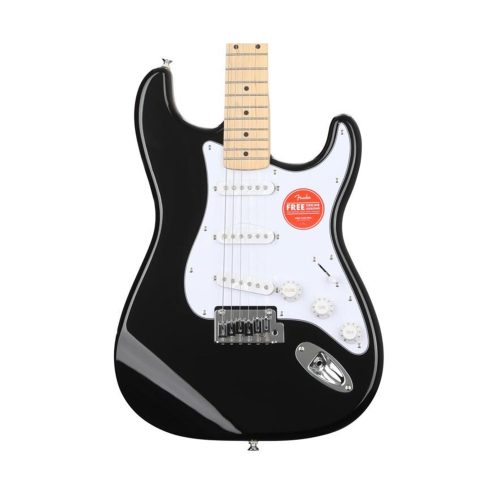 Fender Squier Affinity Series Stratocaster Electric Guitar - Black with Maple Fingerboard