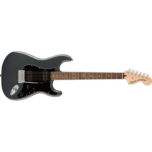 Fender Squier Affinity Series Stratocaster Electric Guitar - Charcoal Frost Metallic with Laurel Fingerboard - Image 2