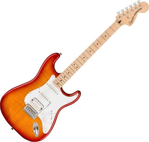 Fender Squier Affinity Series Stratocaster Electric Guitar FMT HSS Maple Neck - Sienna Sunburst - Image 2