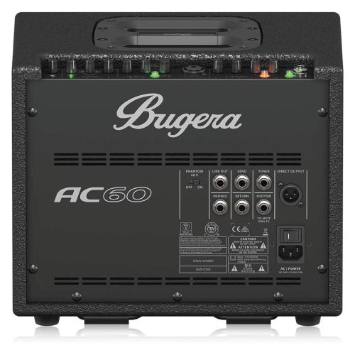Bugera AC60 60-watt 2-channel Portable Acoustic Amp - Image 4