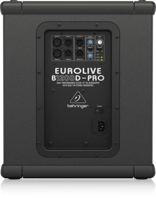 Behringer Eurolive B1200D-PRO 500W 12 inch Powered Subwoofer - Image 2