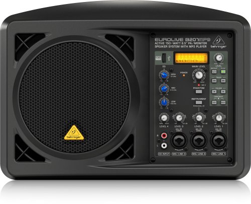 Behringer Eurolive B207MP3 150W 6.5 inch Personal PA/Monitor Speaker - Image 2