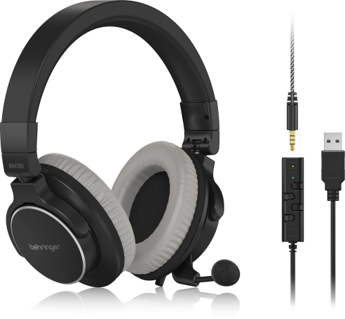 Behringer BH470U Premium Stereo Headset with Detachable Microphone and USB Cable - Image 3