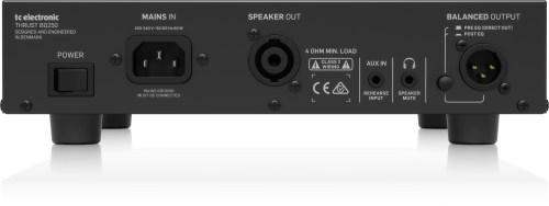 TC Electronics BQ250 250 Watt Portable Bass Head - Image 3