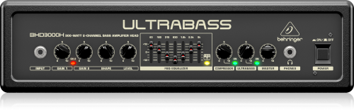 Behringer UltraBass BXD3000H 300-watt 2-channel Bass Head - Image 2